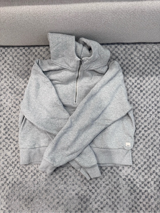 Vuori Jackets & Blazers - Vuori Light Gray Half-Zip Pullover
